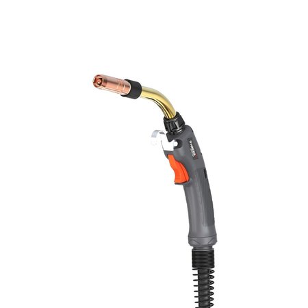PARKER TORCHOLOGY Bernard Style MIG Gun, Q-Gun Style, 350A, .030" to .045" Liner, 15', Tweco Connection with Bell Plug PQ3515TL